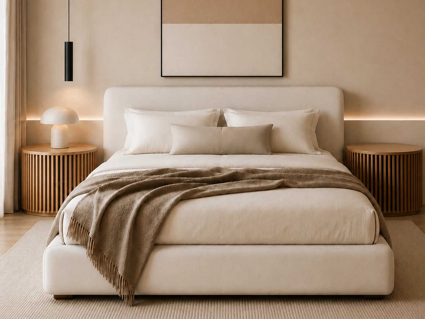 Mason upholstered bed