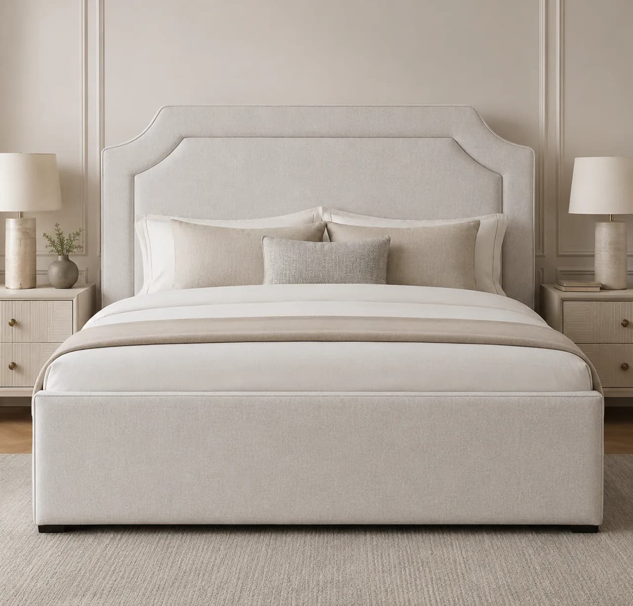 Bowral upholstered bed