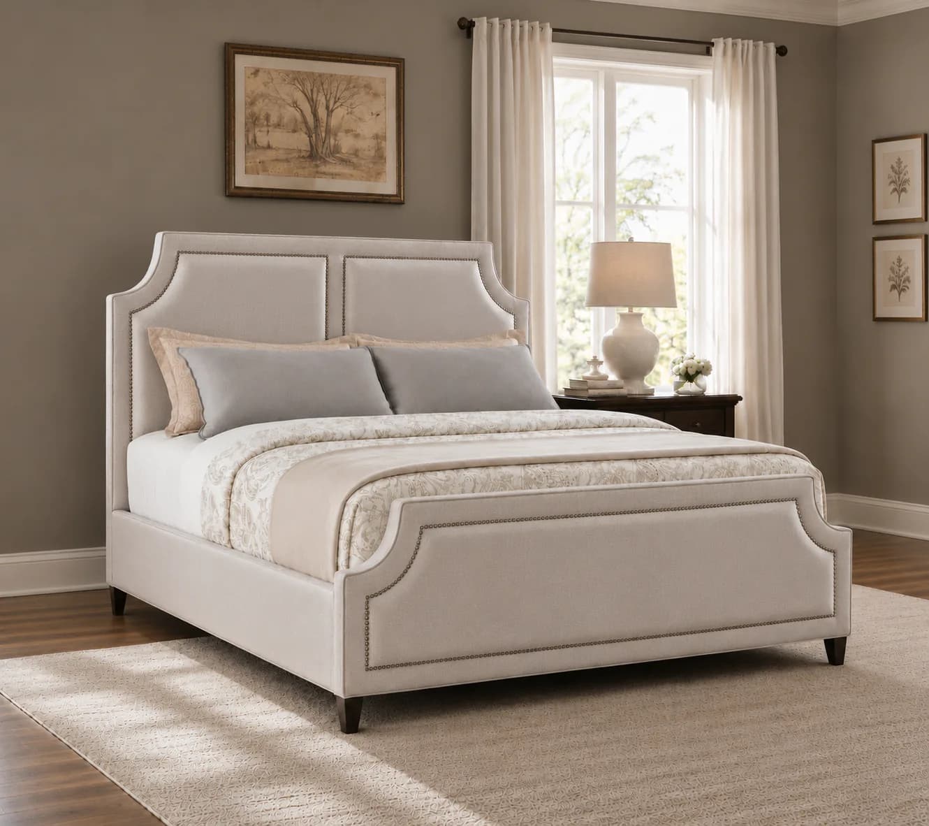 Jamberoo upholstered bed
